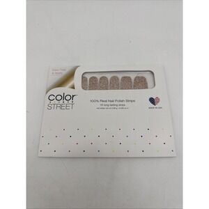 Color Street Nail Polish Strips TOKYO LIGHTS Retired NEW SEALED Pink Glitter HTF